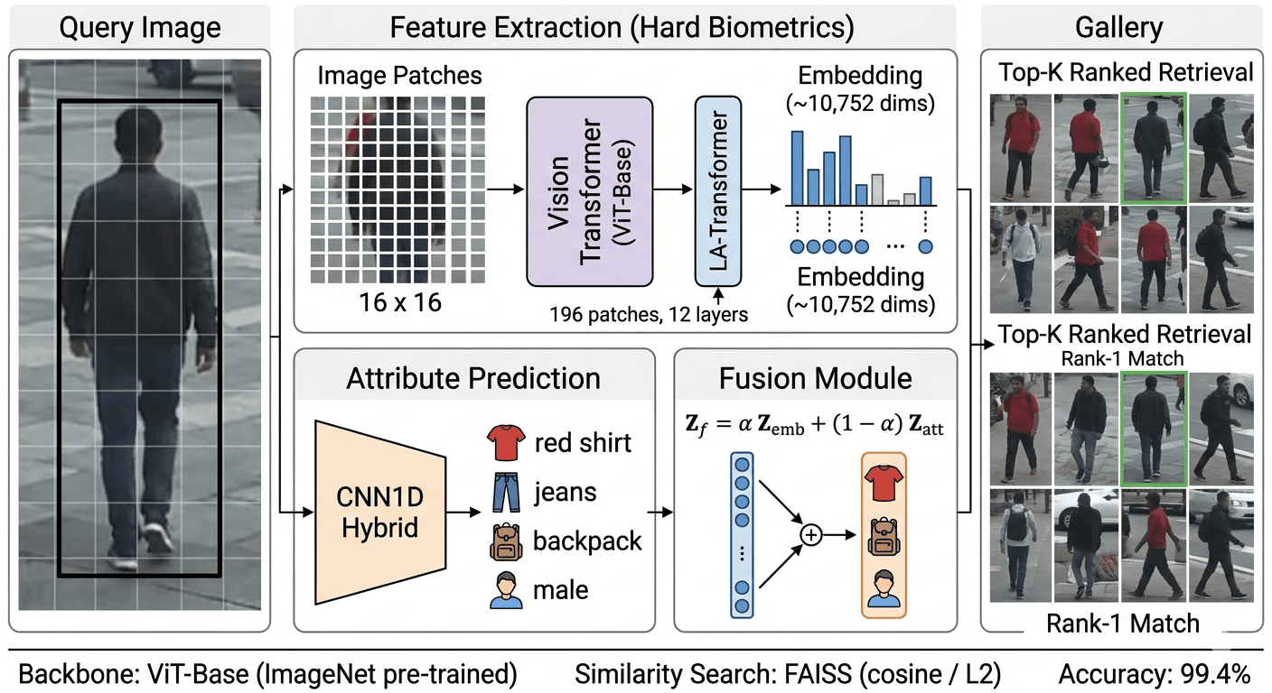 MDD-reID — Person Re-Identification with Soft-Biometry